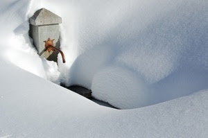 neve, acqua, fontana, bianco, inverno, rubinetto
